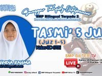 Tasmi' 5 juz secara livestreaming oleh NINDIA RAHMA ( 8D - STE )