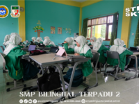 SMP Bilingual Terpadu 2 Dukung Green Life dengan Ujian Tanpa Kertas