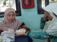 Puskesmas Krian Gelar Skrining Kesehatan untuk Santri Kelas 7 SMP Bilie