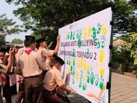 Santri Kelas 8 Deklarasikan Tolak Perundungan: Wujudkan Lingkungan Belajar Safe & Inklusif